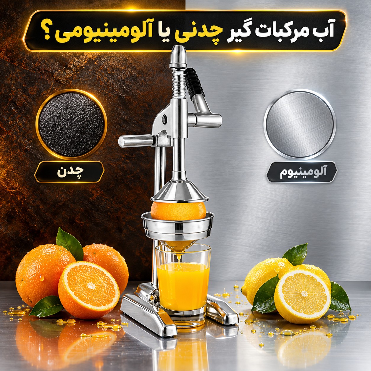 آب مرکبات گیر چدنی یا آلومینیومی؟